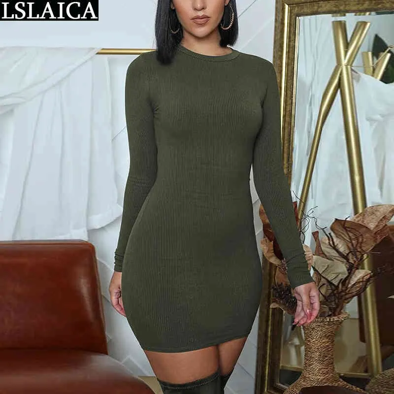 long sleeve green t shirt dress Point 3/4 Sleeve Maxi Dress