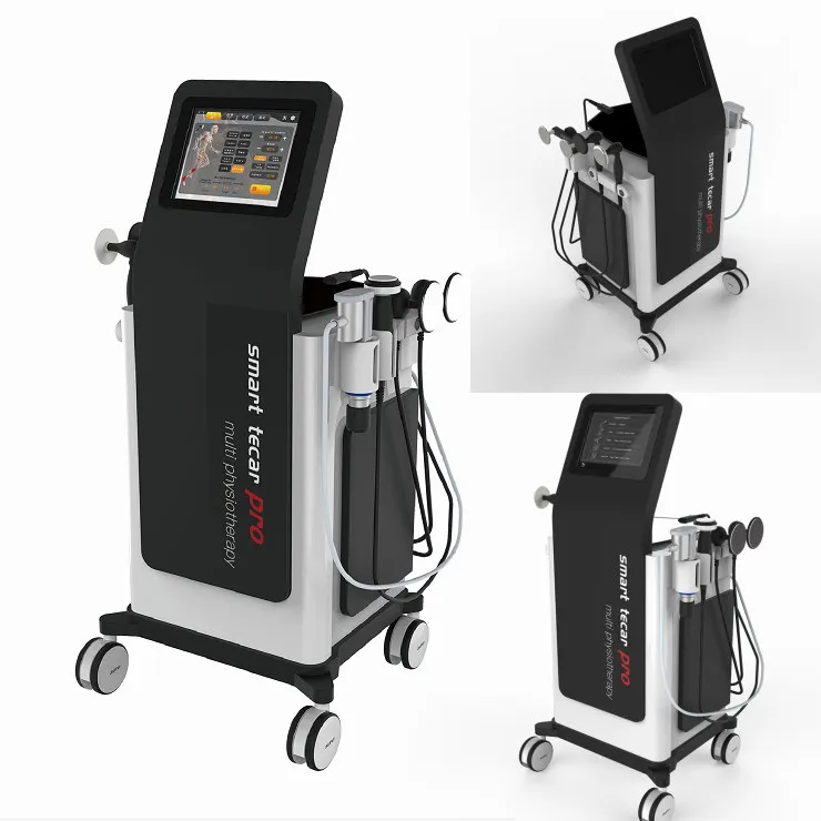 Ultrason Dalga Fiziksel Masajı RF Tecar Diyatermy Makinesi Tam Vücut Masajı için