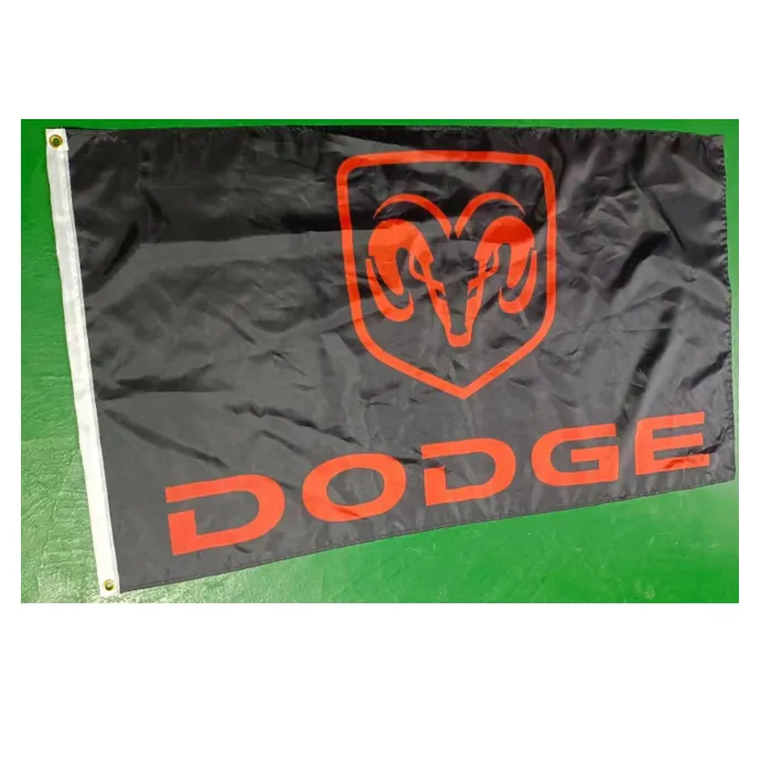 Dodge Ram 3x5ft Flags 100D Polyester Banners Indoor Outdoor Vivid Color High Quality With Two Brass Grommets