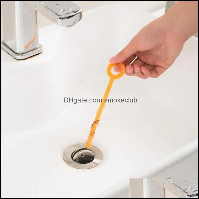 Kitchen plumbing dredge hook sewer hair hair cleaner sink toilet plug cleaning hook 1PC Kitchen Sink Cleaning Hook Sewer