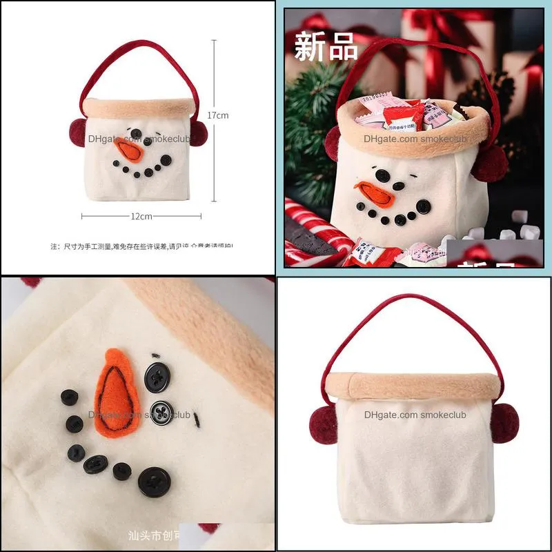 Chuangda Orders New Christmas Snowman Candy Bags Christmas Gifts Christmas Home Decorations 177