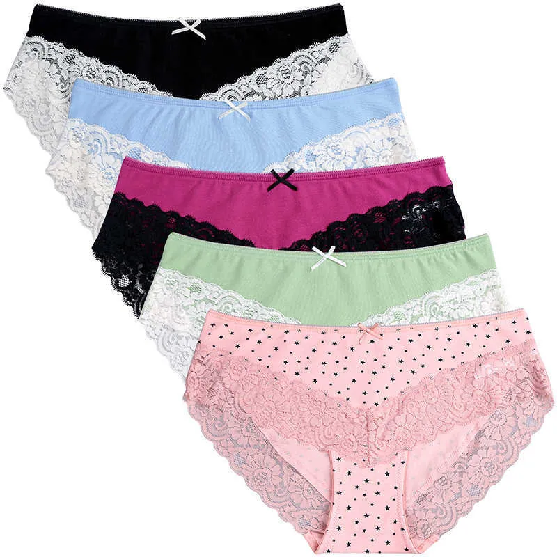 Comfortable Cotton Lace Underwear Set For Women Mid Rise Briefs And Lace Cheeky  Panties 210720 From Lu04, $15.12