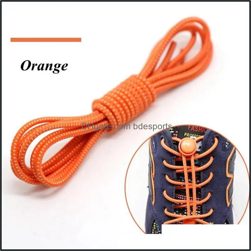 Round Elastic Shoelaces Suitable Various Shoe Accessories No Tie Shoelace Fixed Stretching Locking Lazy laces