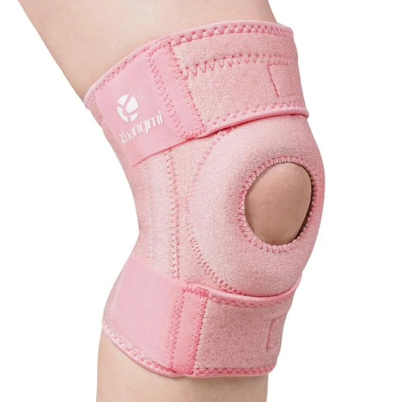 Coude Genouillères Kuangmi 1 PCS Sport Protecteur Patella Brace Soutien Genouillère Pour L'arthrite Volley-ball Basket-ball Danse Femmes Hommes