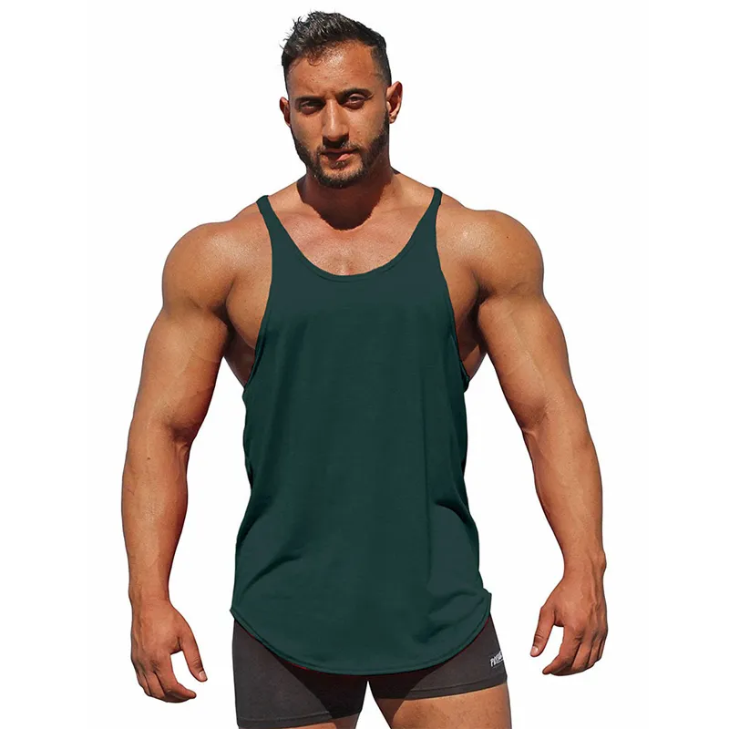 6+ kleuren tank top heren sexy training gym kleding mouwloze heren tops sport fitness mannelijke sportkleding spier elasticiteit tops 210524