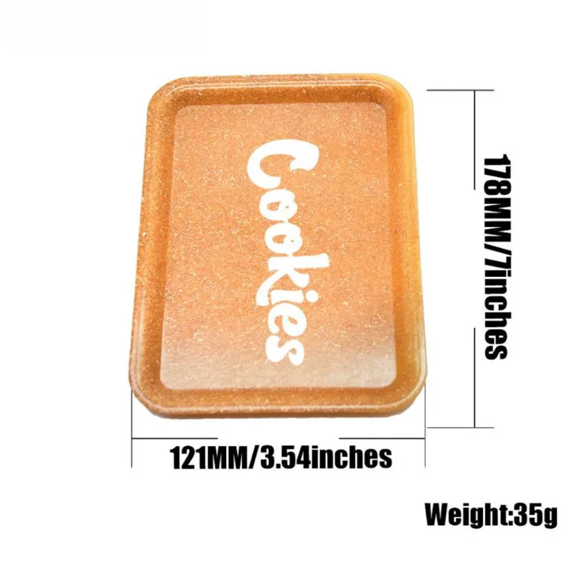 Plateau à cigarettes en plastique 18*12 cm, plateau à cigarettes pour biscuits