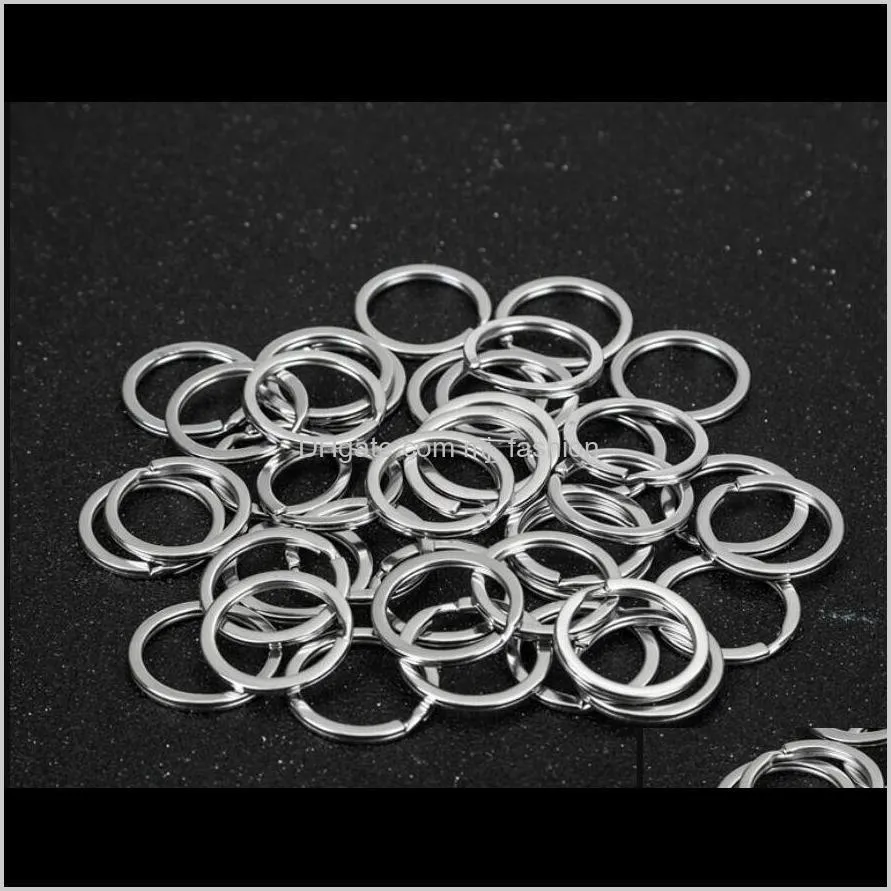 High Quality Flat Circle Jump Rings For Keychains Keyrings For