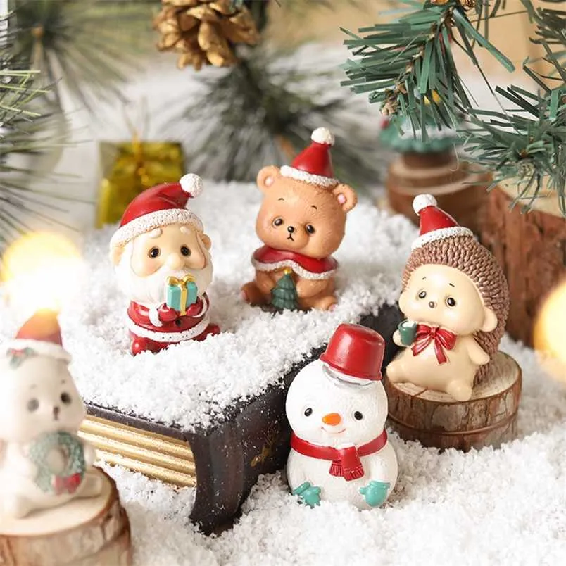 Decorações de Natal Papai Noel enfeites de Natal decorações para casa Xmas decorativo Navidad Decor feliz ano 211104