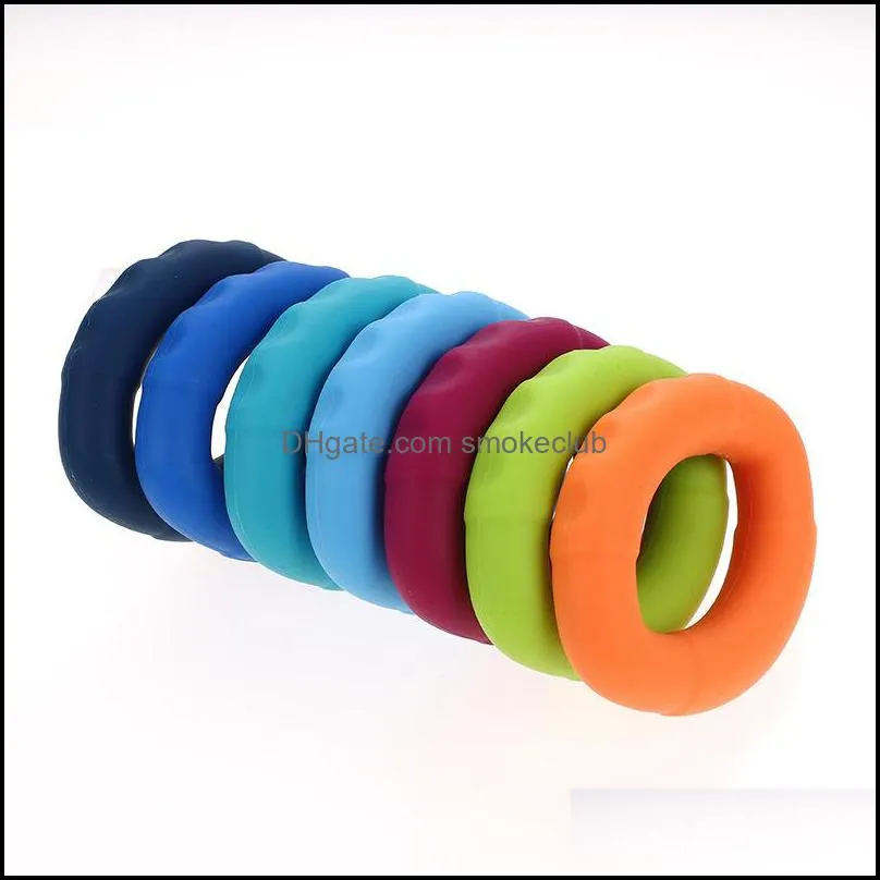 Sports Fitness Hand Grip Ring Finger Olive Shape Handgrip Solid Silica Gel Trainer Portable Small And Exquisite Many Color 5xs C1