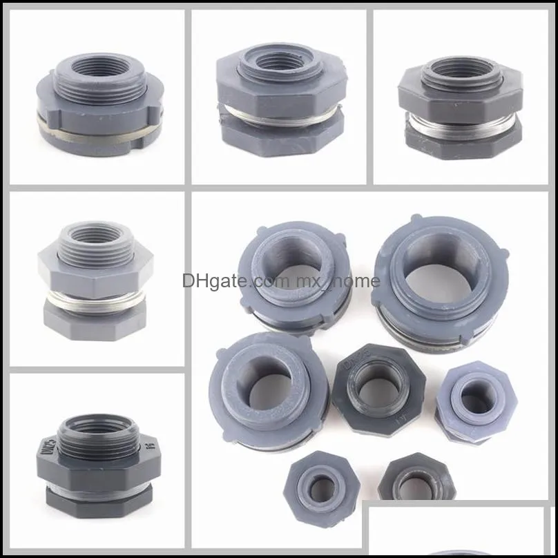Tank Water Connector Fish Pipe Drainage Male Thread Thread/Female Bulkhead Joints Watering Equipments