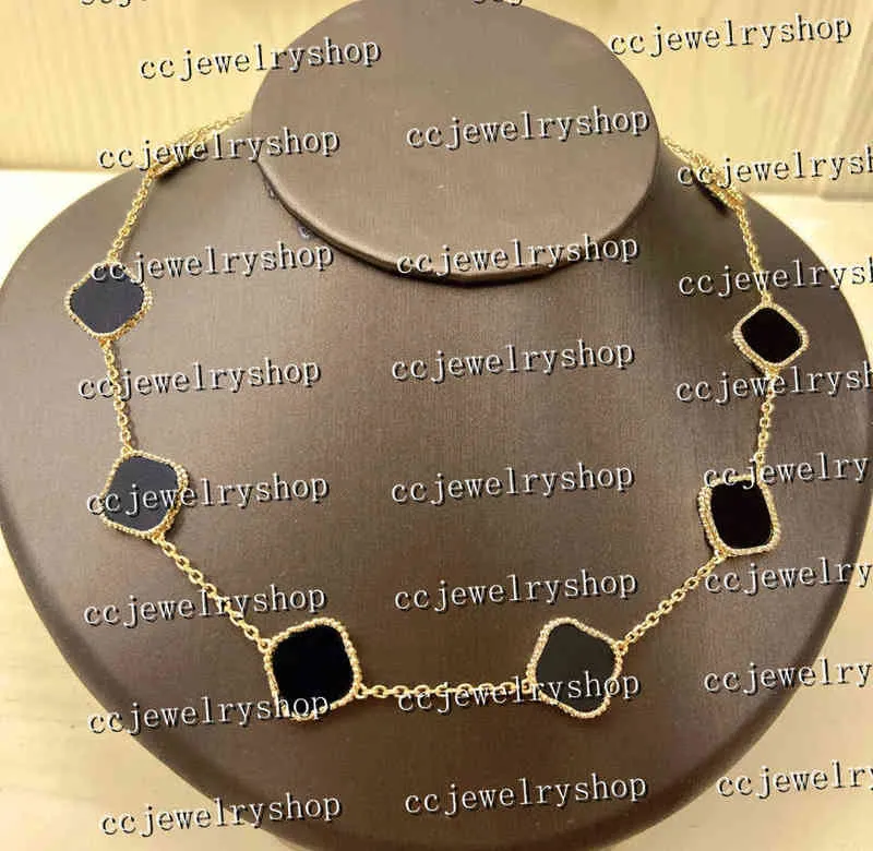 Smycken Luxury Girl Pendant Chain Pendant Clover Chain Amulet Leadtin Eloy Women s Halsband för Girls2737445