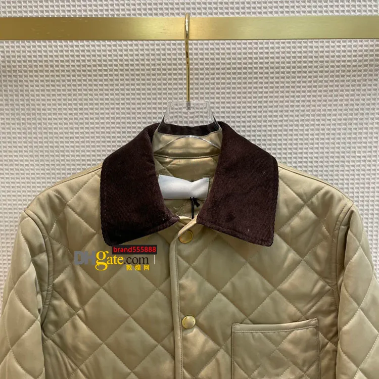 Autumn and winter new designer retro design short cotton jacket, fashion leisure trend, thermal artifact xqnm724 158080