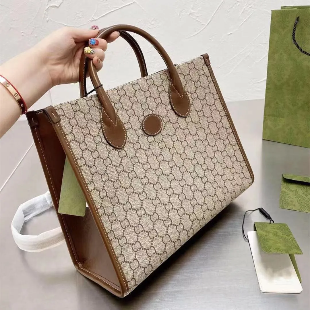 2021 fashion handbag totes designer double letter large capacity shopping bags women`s trendy shoulder bag high quality