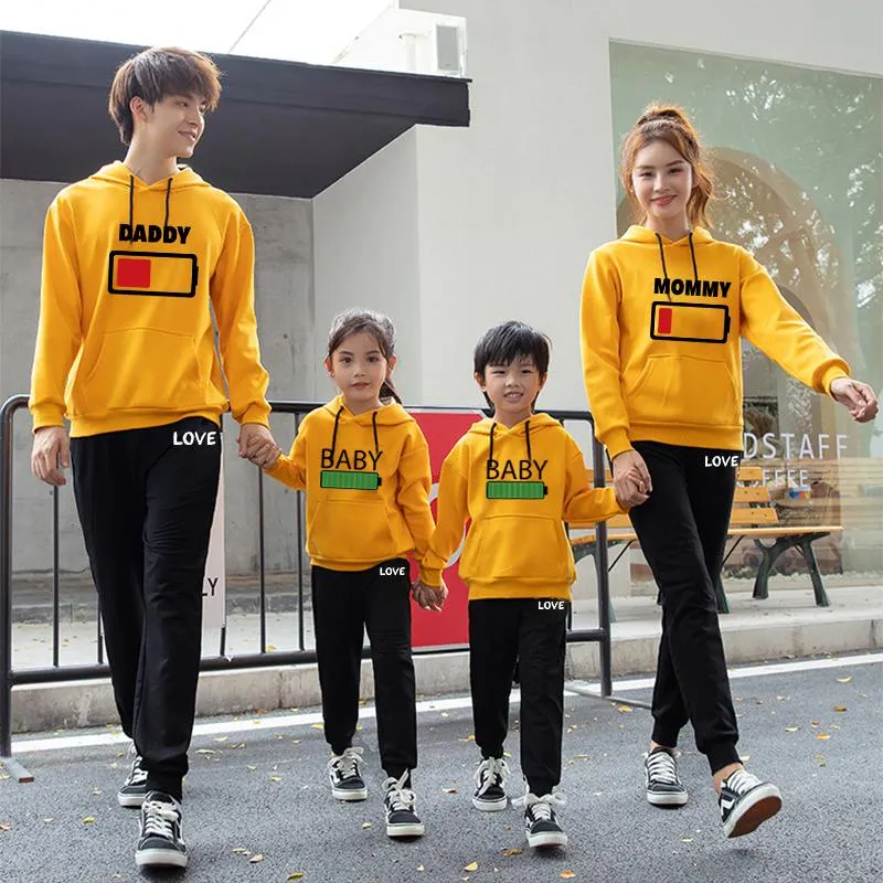 Family Matching Jogging Outfits Set For Men Women And Kids