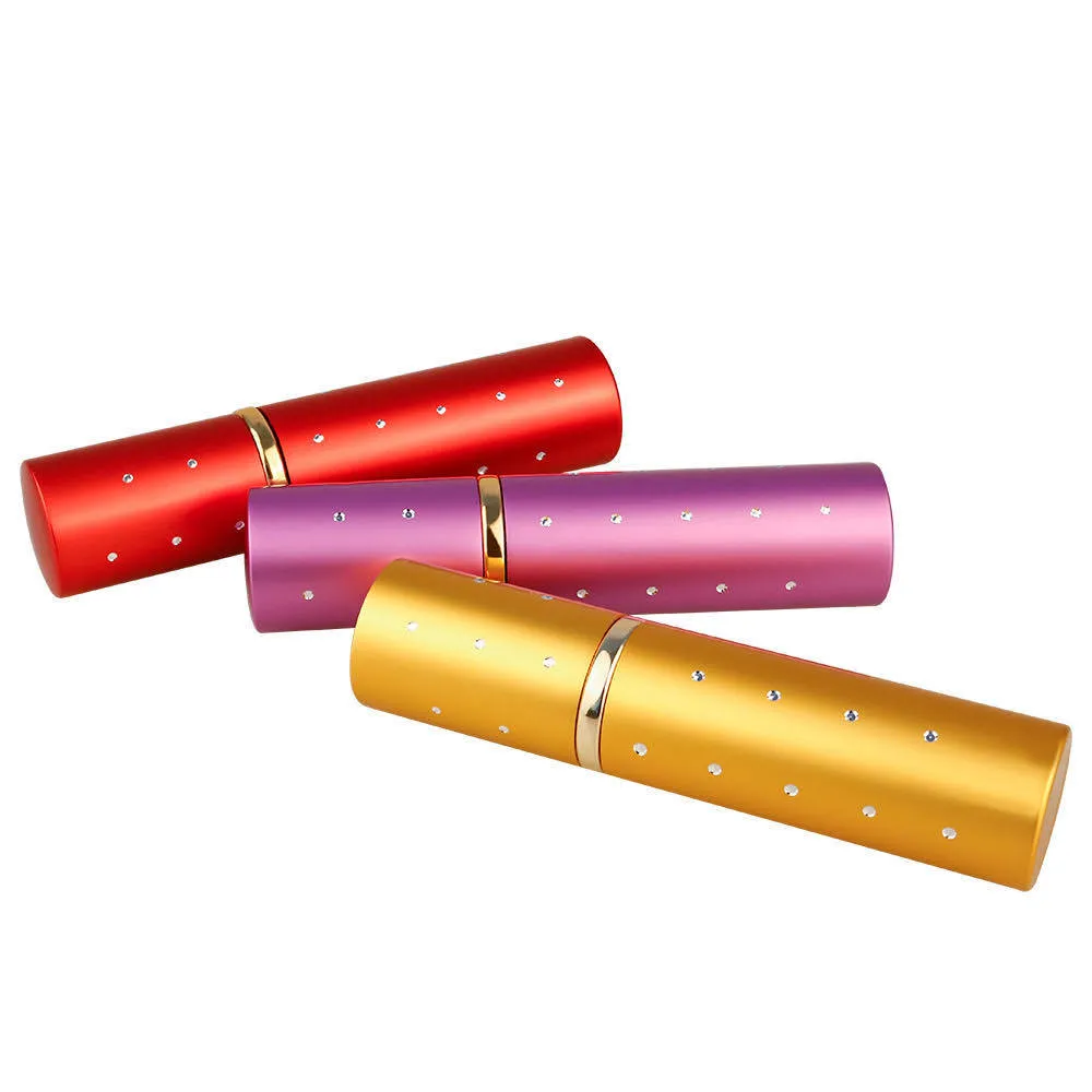 Bouteille cosmétique de 10 ml à points, bouteille de parfum, tube en aluminium, bouteille de rouge à lèvres DH5860