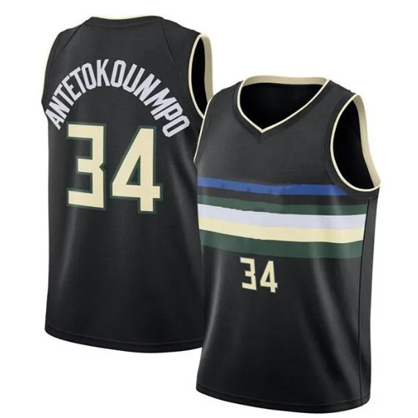 Camisa de basquete Giannis 34 Antetokounmpo