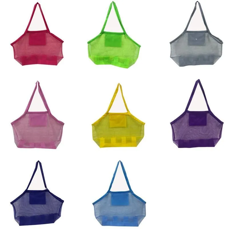 Многофункциональные дети отправлены портативные сетки сумка для детей пляжные игрушки одежда полотенце детское игрушечное хранилище для хранения женщин косметические сумки косметики