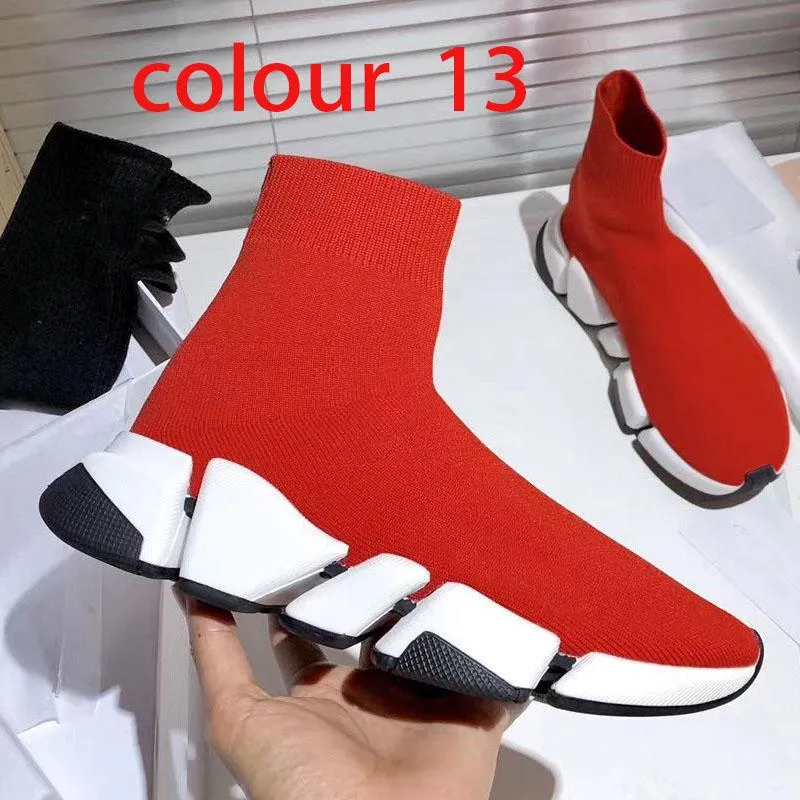 knitted elastic Socks boots Spring Autumn classic Sexy gym Casual women Shoes Fashion platform men sports boot Lady Travel Thick sneakers Large size 35-41-45 us4-us11