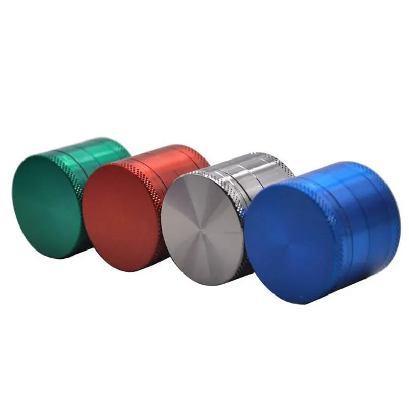 40mm 4 Layers Herb Tobacco Grinder Zinc Alloy Grinders Hand Muller Smoking Accessories