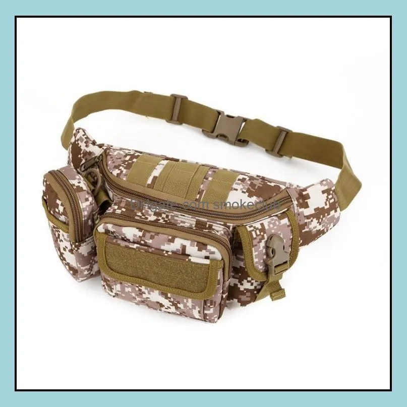Outdoor Bags Military Camouflage Messenger Bag Sports Multi-Function Kit Shoulder Tactical Waist Pack