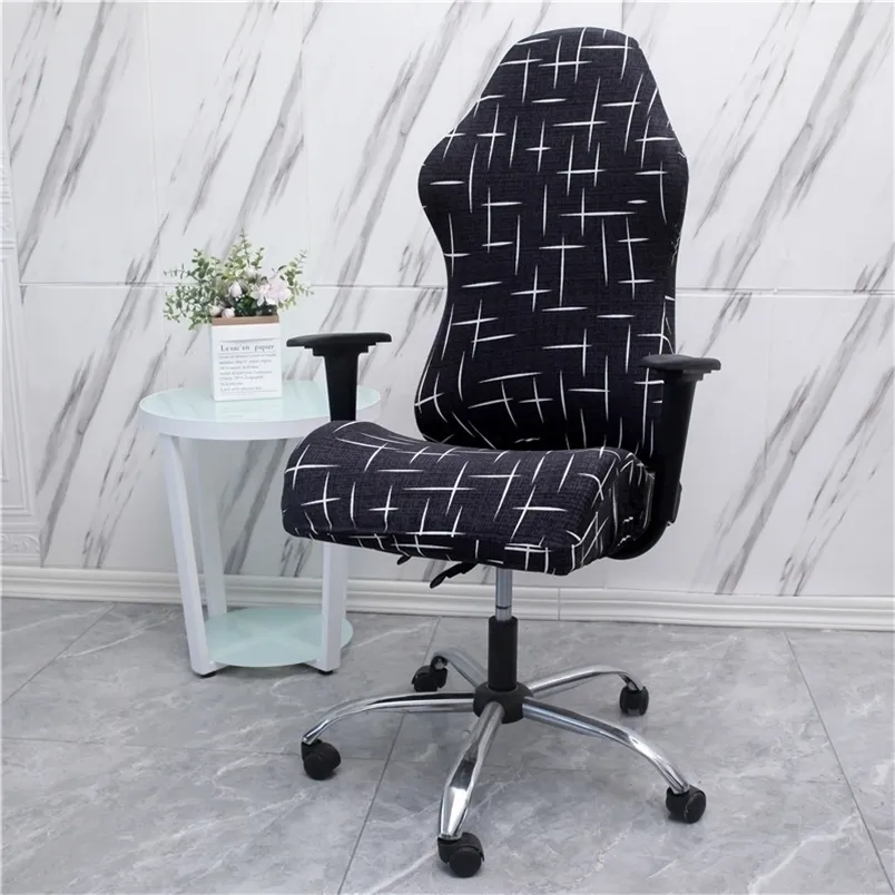 Shop Elastic Gaming Chair Slipcover Anti-dust Stretch Seat Chair Cover - Black - Dick Smith - View #12
