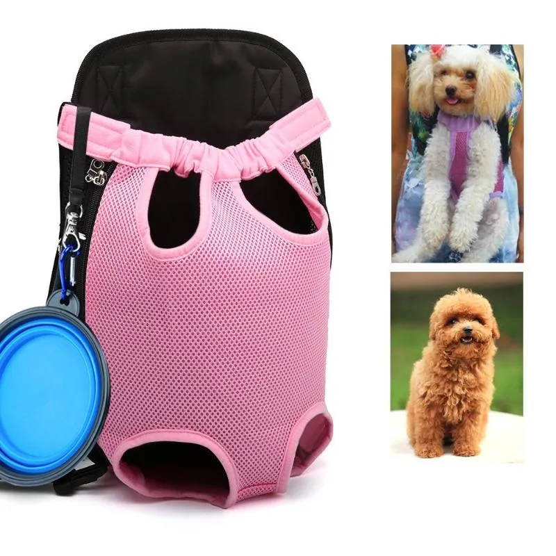 개 캐리어 배낭 경량 메쉬 위장 다채로운 여행 제품 소형 고양이 자동차 시트 커버를위한 통기성 어깨 가방