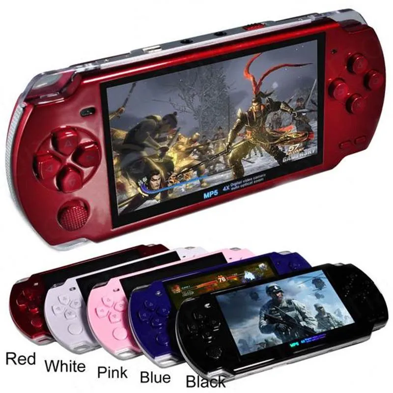 Built-in 5000 Games 8GB 4.3 Inch PMP Handheld Game Player MP3 MP4 MP5 Video FM Camera Portable Console 025 Players