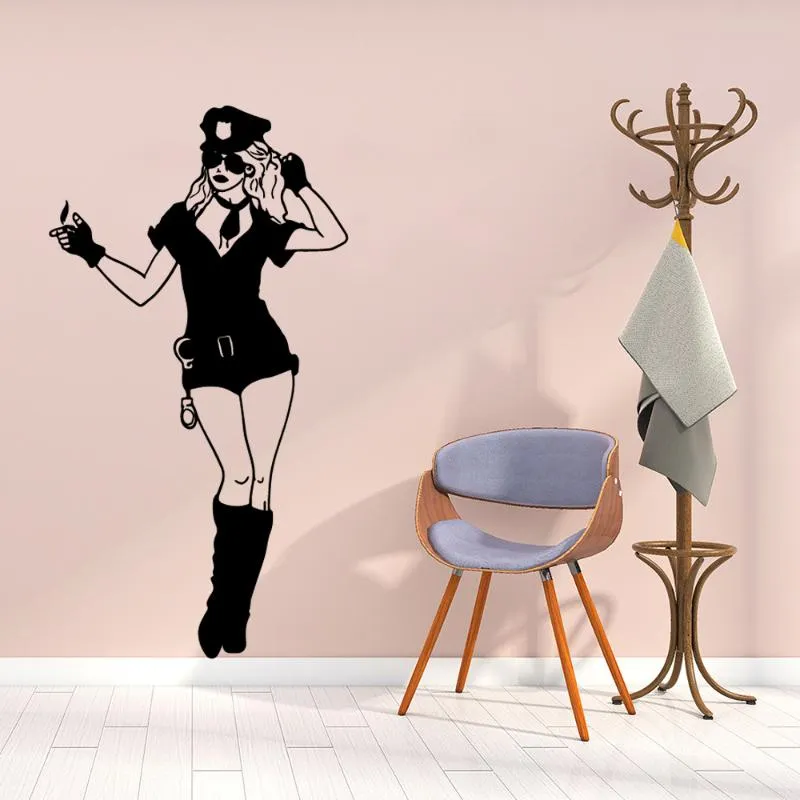 Wall Stickers Sexy Lady Home Decorations Pvc Decal For Kids Rooms Nursery Room Decor Sticker Mural