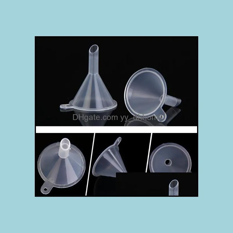 Plastic Mini Funnels For Perfume Liquid Essential Oil Filling Empty Bottle Funnel for atomizers