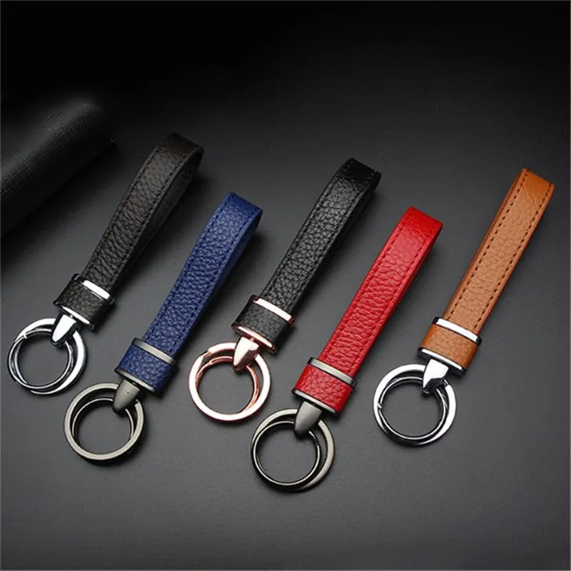 Keychains Leather Keyring For MORRIS GARAGES MG EV HS ZS MG3 MG5 MG6