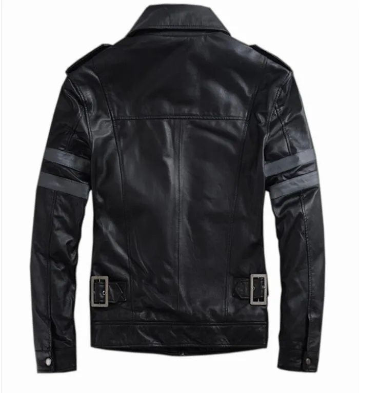 メンズフェイクレザーモトジャケット を￥6,888 | DHgate