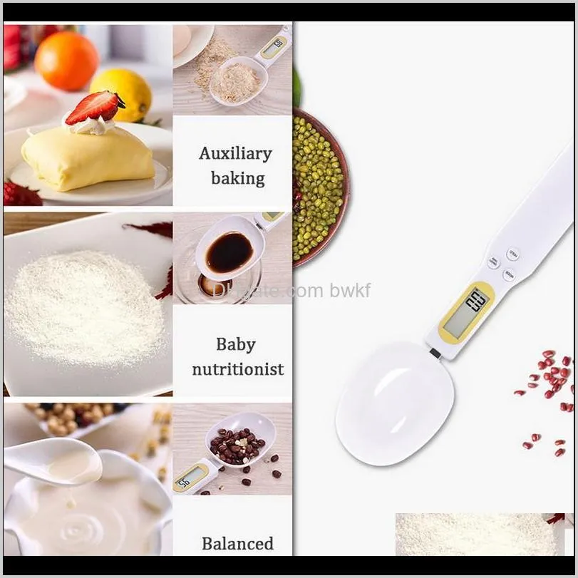 2020 new kitchen colorful abs mini spoons kitchen scale food measuring cake baking electronic balance weight