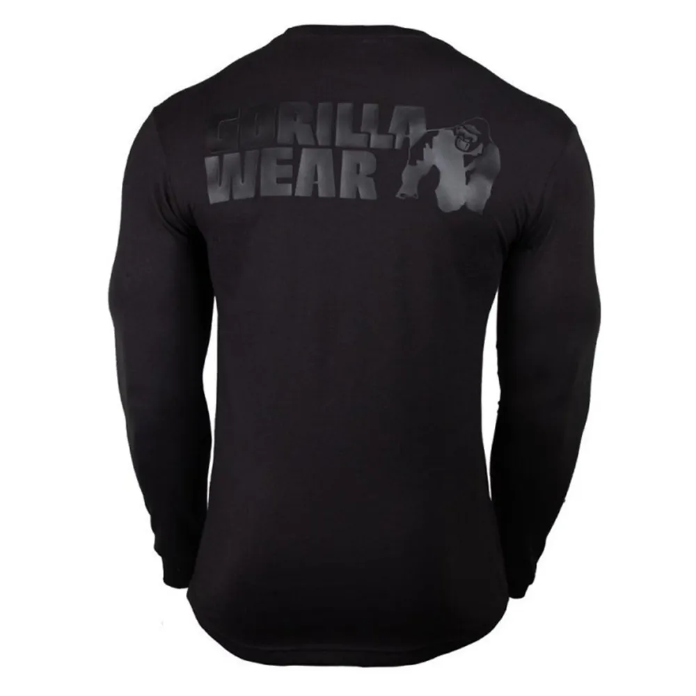 Lange Mouwen Katoenen T-shirt Mannen Gym Fitness Bodybuilding Workout Skinny T-shirt Mannelijke Print Tee Tops Sportieve kleding