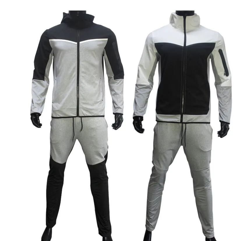 Mens Womens Tracksuits New Two Piece Sets Jacket + Pants Hoodies Casual Sports Jogger Suit Hooded Suits Sportswear For Men