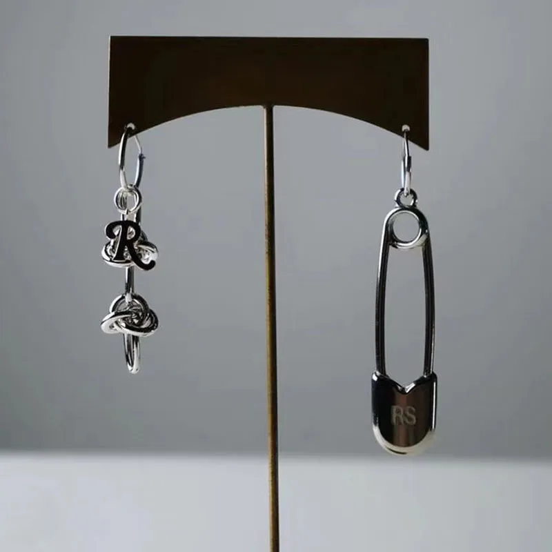 Clip Earrings For Men, Stylish Silver Tone Paper Clip Earrings