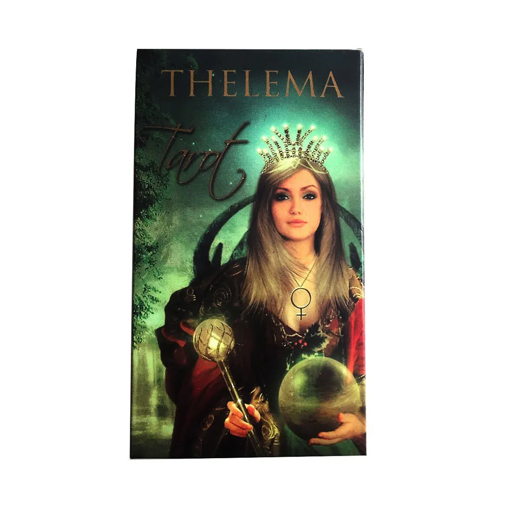 Thelema Tarot Card настольная палуба настольная игра Семейная вечеринка Играть в игры с PDF Guidebook Entertainment