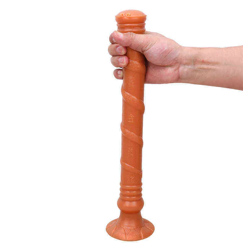 NXY Anaal Toys Nieuwe Collectie Dildo Seksspeeltjes Voor Vrouwen Mannen Paartjes Lange Dildo's Geen vibrators Fake Penis Thrust Masturbators Butt Plug 1208