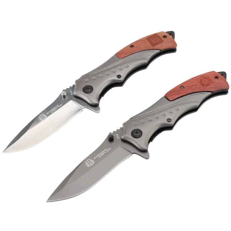 Strider B46 Hunting Faca Granito Lavagem Lâmina Sobrevivência Bolso Folding Knifes Tactical