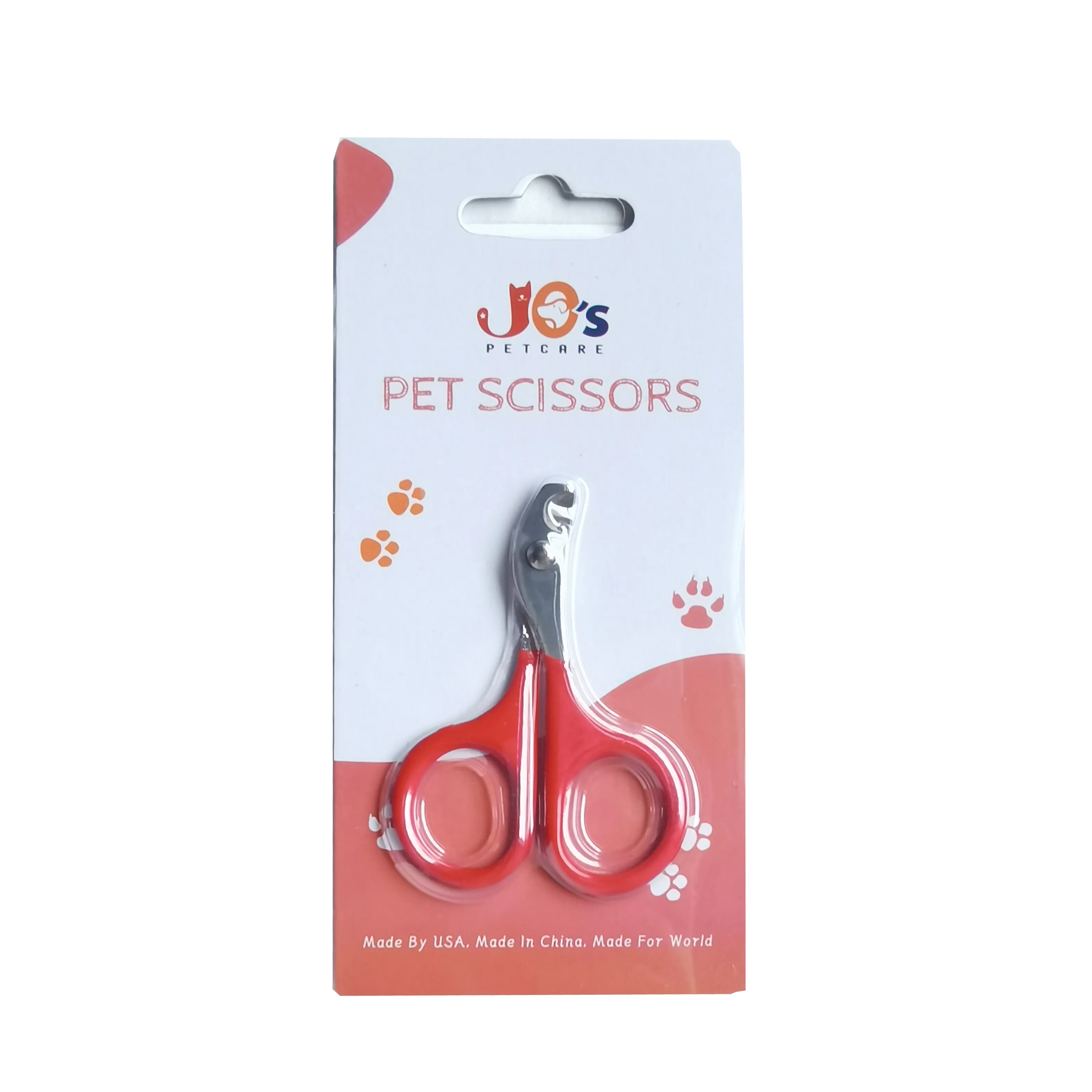 Jo's Petcare Pet Tırnak Makası ve Düzeltici, Köpek veya Kediler veya Küçük Hayvanlar için Profesyonel Bakım Makasları, Jilet Keskin Açılı Bıçak, Seçim için 3 Renk