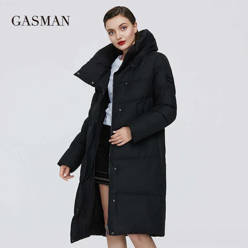 Comprar GASMAN-Chaqueta de mujer de longitud media, abrigo de alta calidad  con costuras, diseño con capucha, parkas informales a prueba de viento,  primavera 2022, 8226