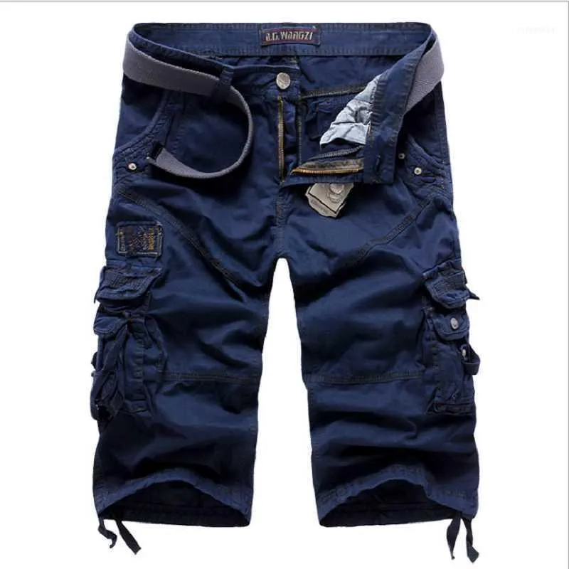 Boutique Baumwoll-Overalls, koreanische Version, Sieben-Minuten-Hose für Herren, Übergröße, Freizeithose 58221