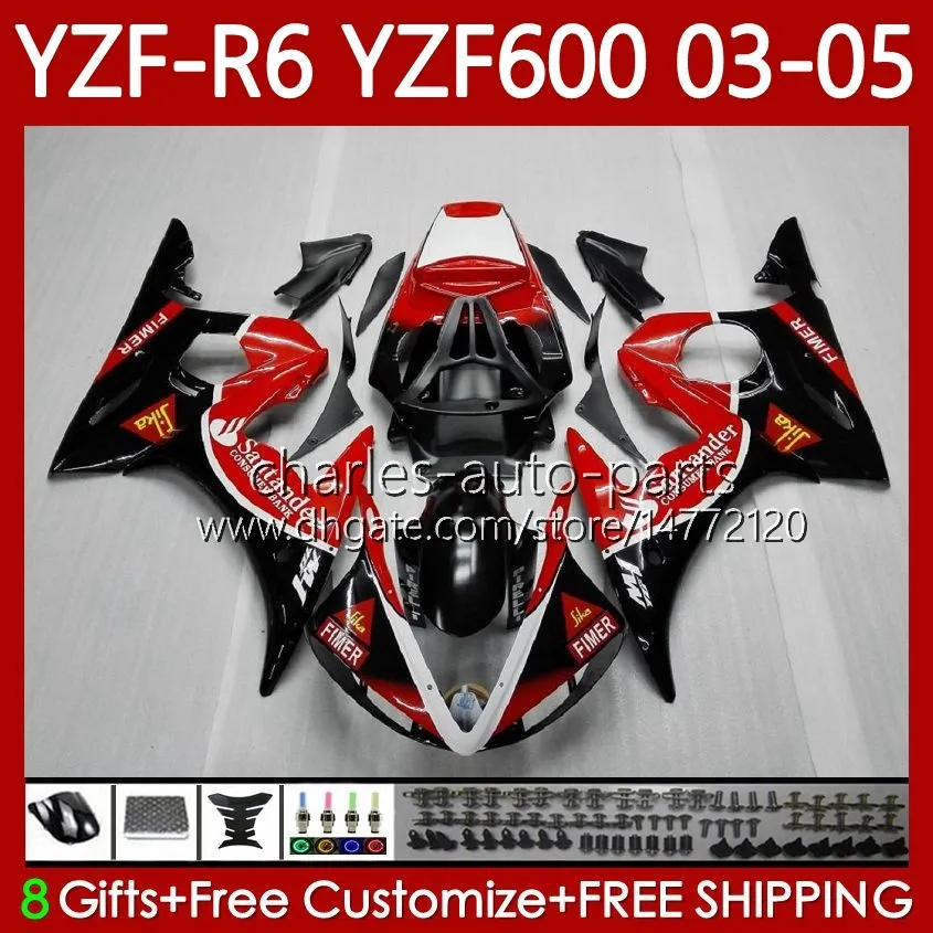 YAMAHA Santander Kırmızı BLK YZF-R6 YZF R 6 600 CC YZF600 YZFR6 03 04 05 Vücut 95NO.20 YZF R6 600CC 2003 2004 2005 Cowcycle YZF-600 03-05 Motosiklet Yiyf-600 03-05 Motosiklet Çizim Seti