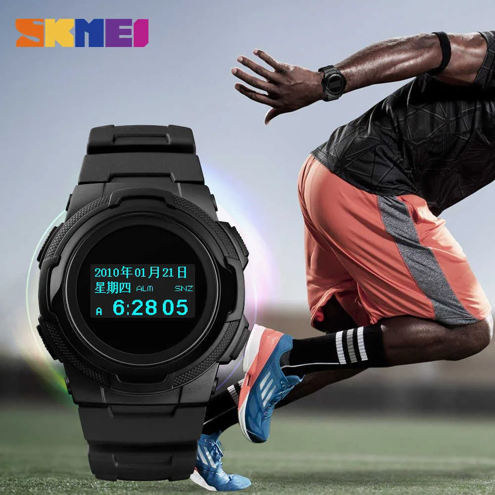 LMJLI SKMEI Digital Watch Men Multifunction Sport Wristwatches Calorie Calculation Alarm clock Compass Mens Watches montre homme 1439