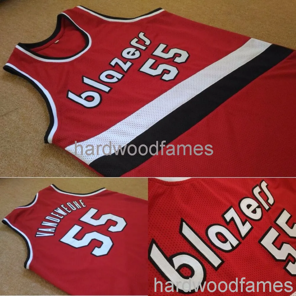 Custom Stitched KIKI VANDEWEGHE ROAD Basketball Jersey For Men High