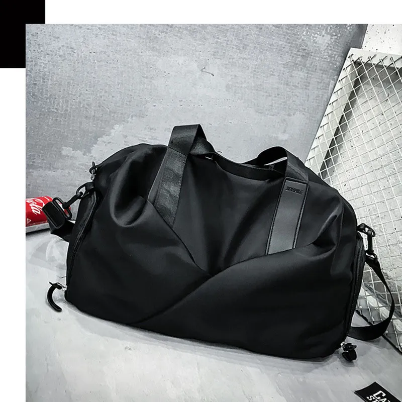 LU-1010 men and women high quality fashion households run yoga travel bag dry and wet separation large capacity leisure bag