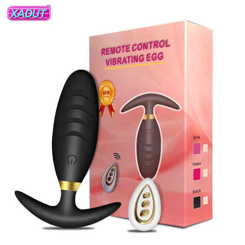 NXY Anal Plug Wibrator Wibrator Gay Sex Zabawki Dla Mężczyzn Kobieta łechtaczka Wibrująca Pilot Pilot Butt Erotyczne Dorosłych Powieść1215