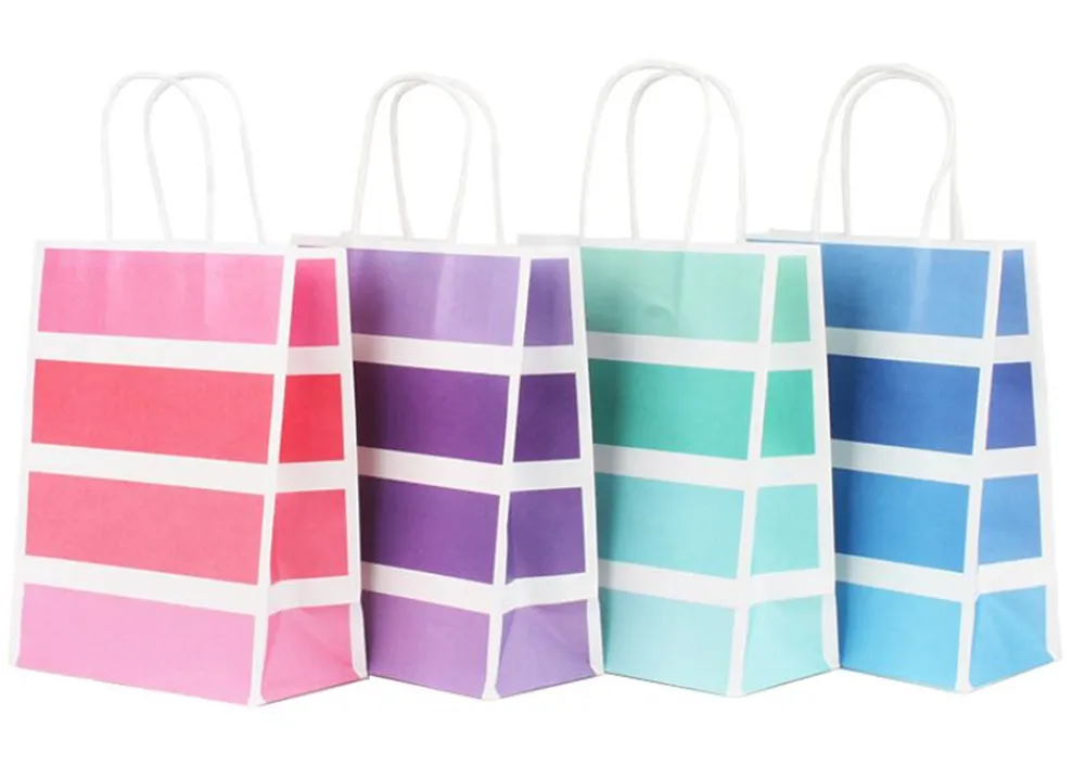 Wholesale Clothing Wardrobe Storage Kraft Paper Gift Bags Shopping Retail with Handles, Holiday Party Bags, Recyclable for Wedding Birthday