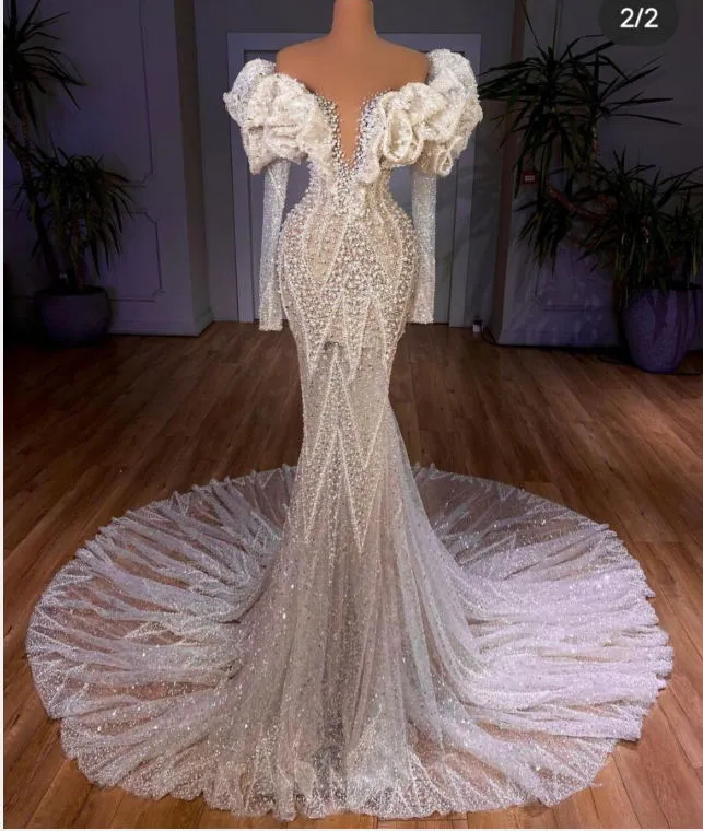Evening dress Jennifer Lawrence Kim kardashian Kylie jenner Myriam fares Sexuality Sweetheart Jewel Mermaid Lace Crytal Stone Pearl With Cape kendaljenner Party
