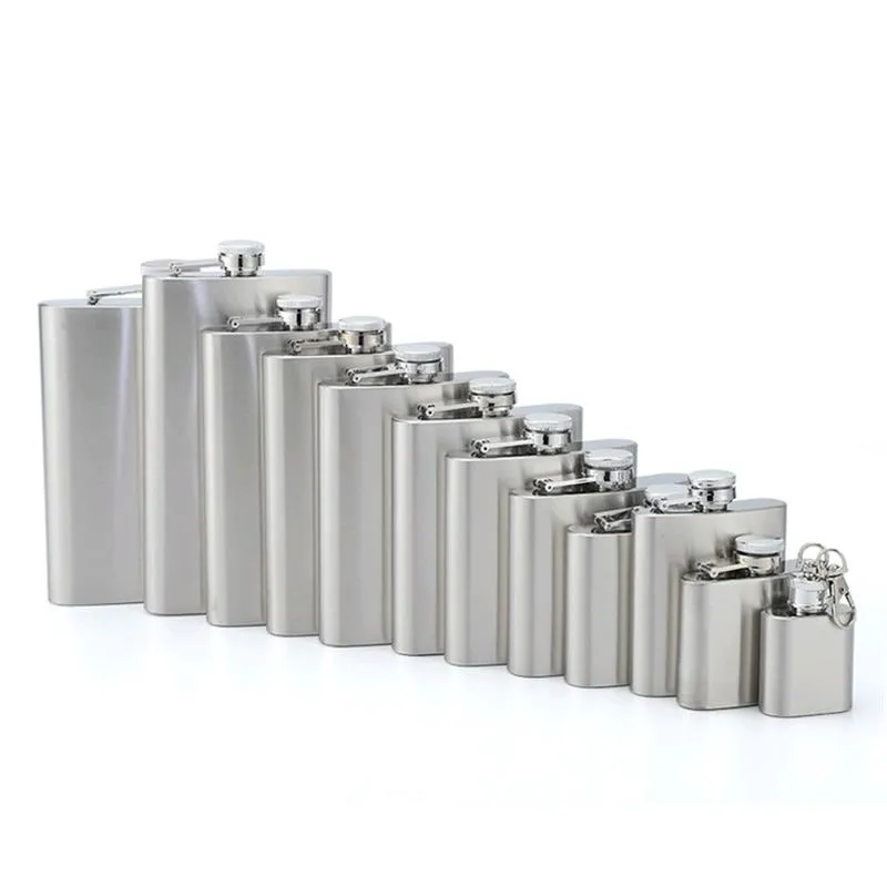 1-18OZ RVS Heupfles Mini Pocket Wijnpot Waterfles Liquor Alcohol Whisky Flagons Flasks Home Ketens Bar Outdoor