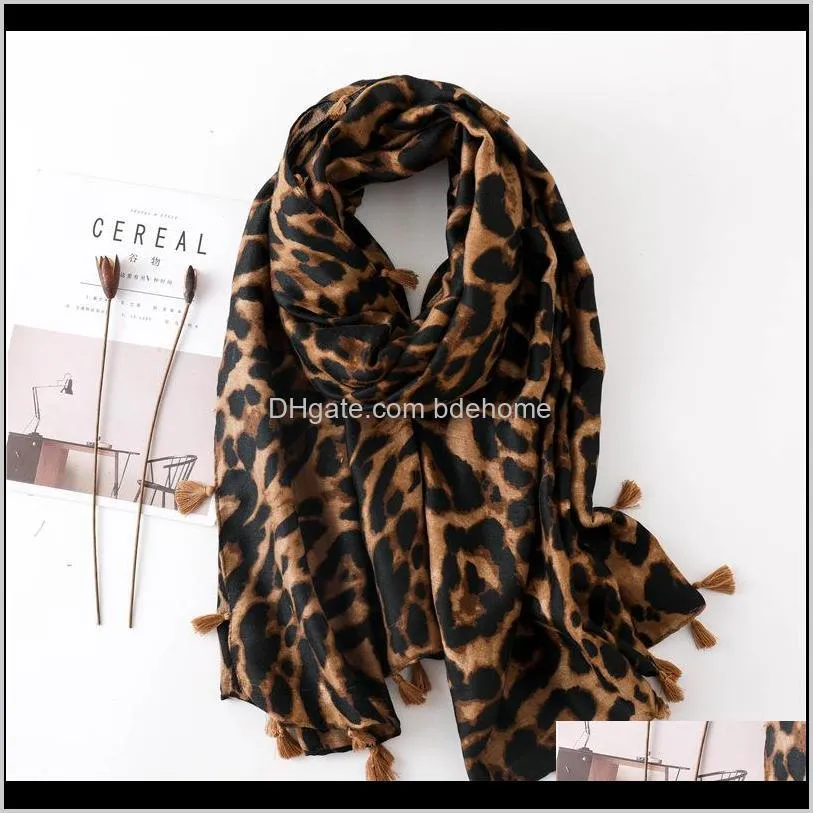 Envolve chapéus, lenços luvas de lenços entrega entrega 2021 quadrado leopardo bolinhas marinho viscose lenço xaile para mulheres lençolar moda
